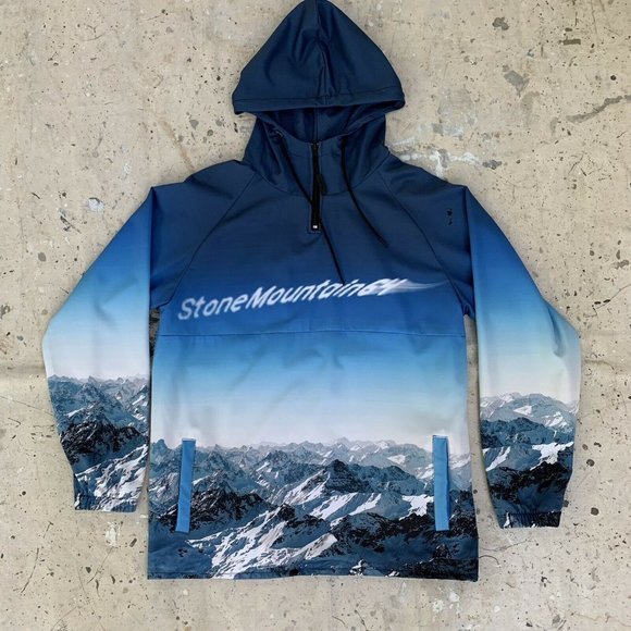 META Los Angeles Stone Mountain 64 Hooded Pull Ove - Picture 1 of 5